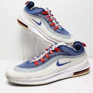 Nike Air Max Axis Mens Size 12 White Blue Running Shoes Sneakers AA2146-101